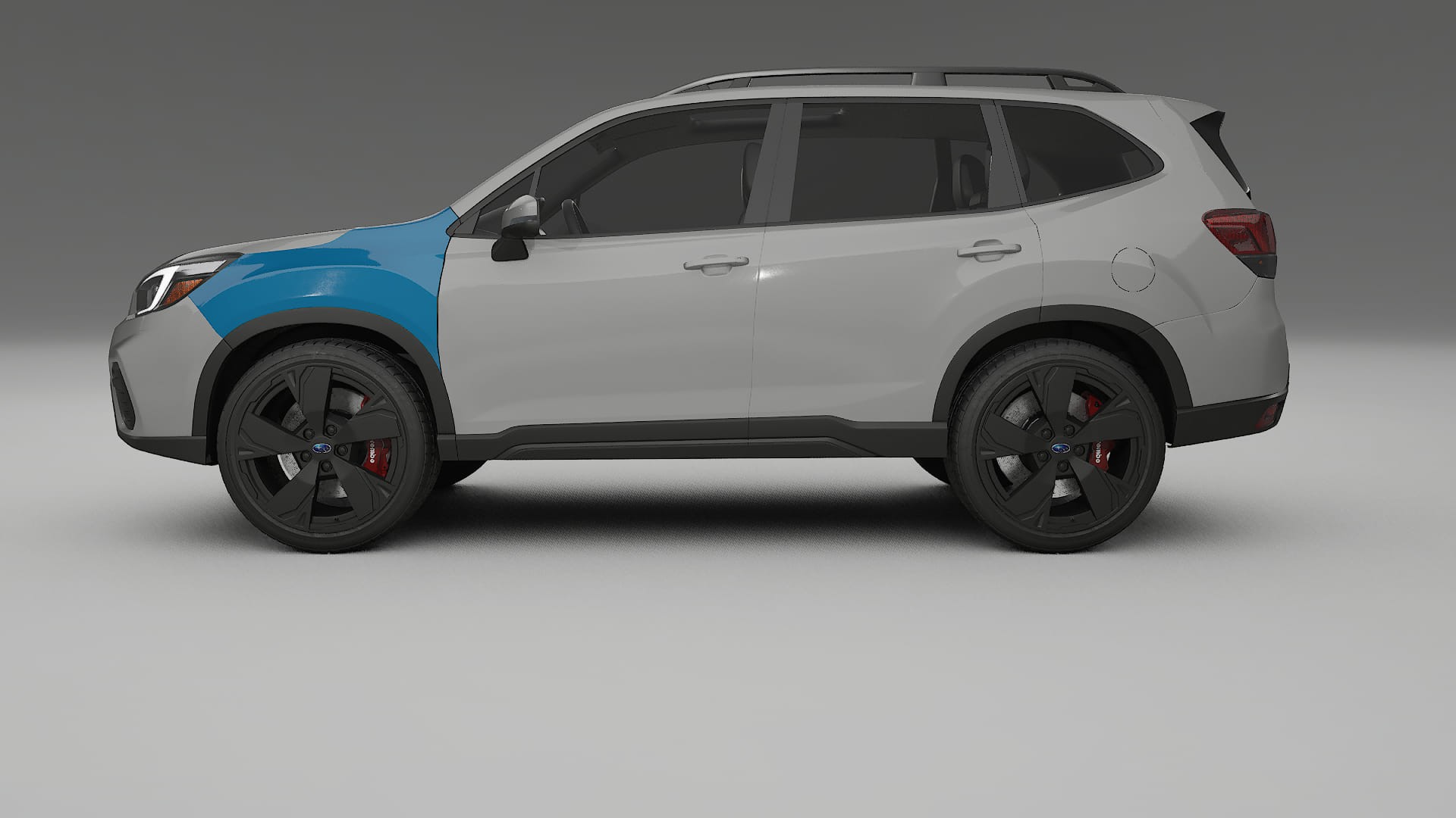 Pellicola Protettiva per Vernice Subaru Forester V SK prefacelift | Kit Completo CrystalGuard PPF Trasparente Pretagliato