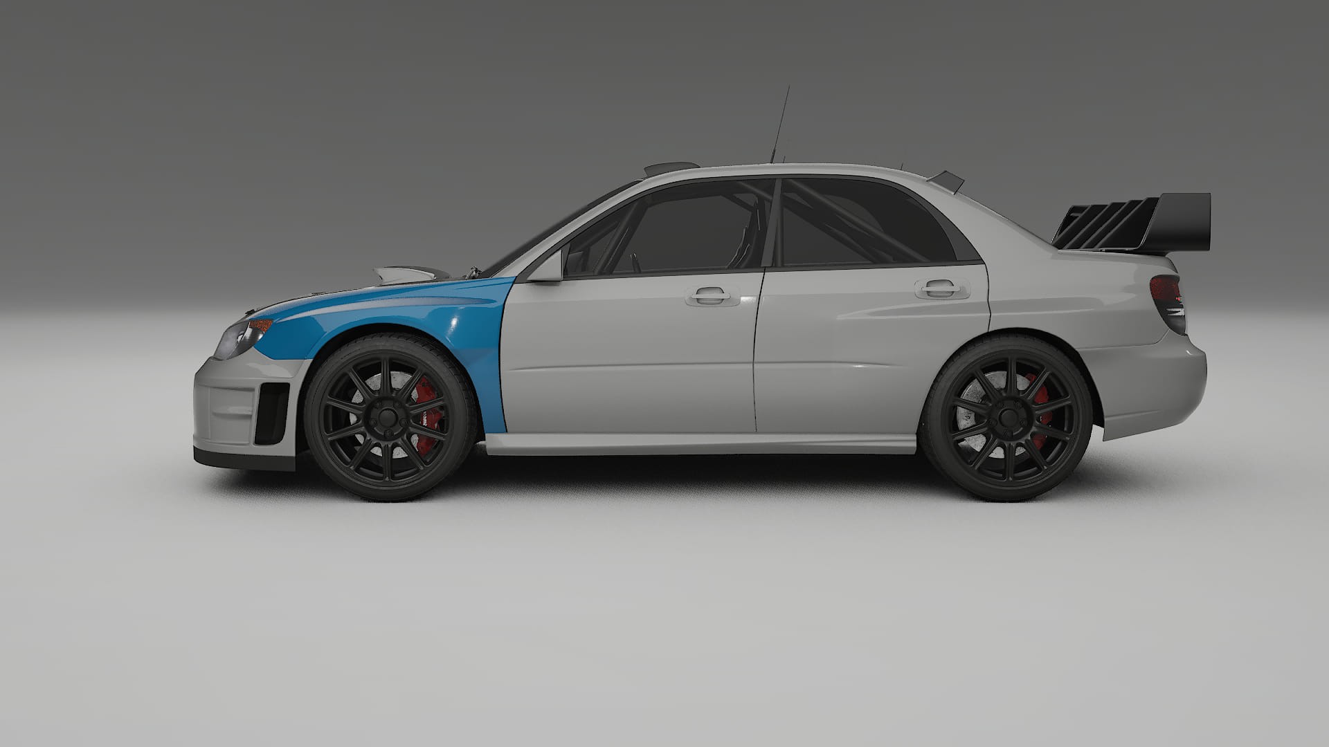 Pellicola Protettiva per Vernice Subaru Impreza WRC GD | Kit Completo CrystalGuard PPF Trasparente Pretagliato