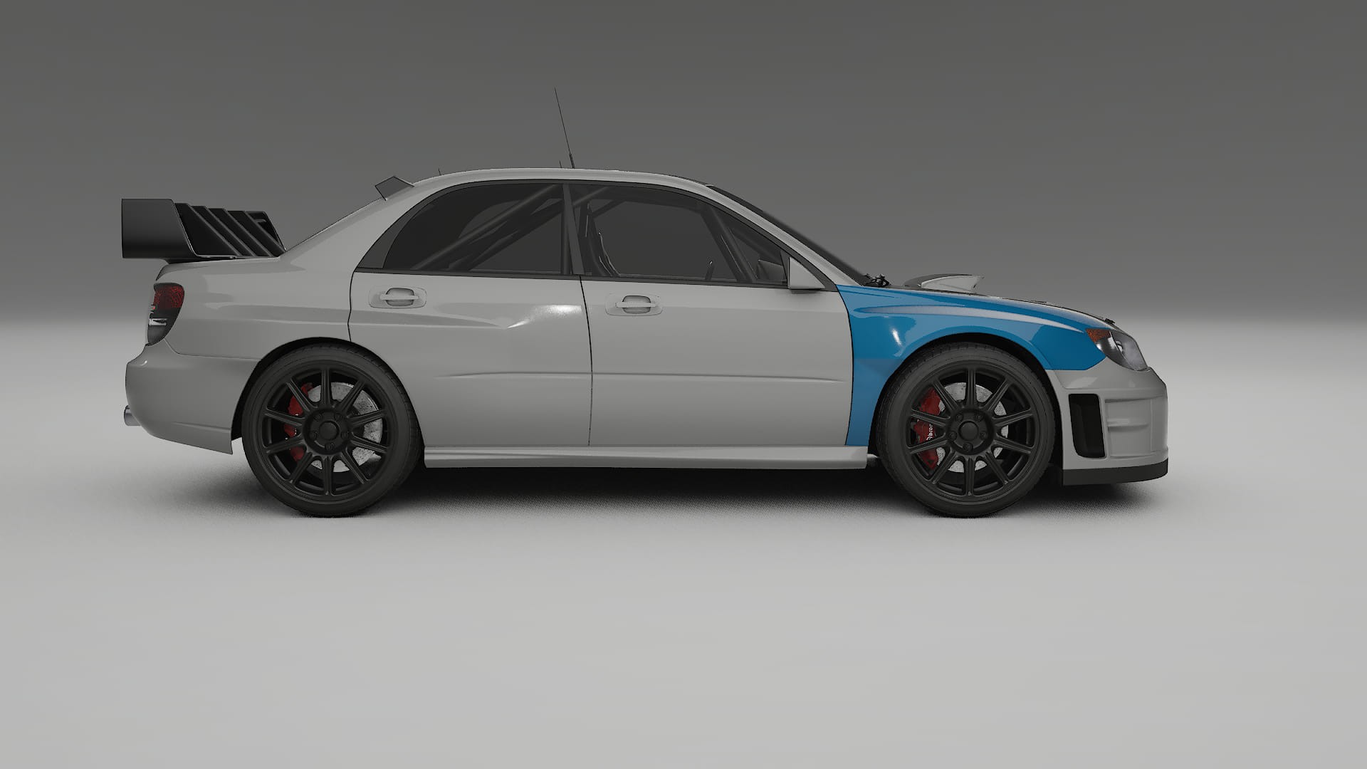 Pellicola Protettiva per Vernice Subaru Impreza WRC GD | Kit Completo CrystalGuard PPF Trasparente Pretagliato