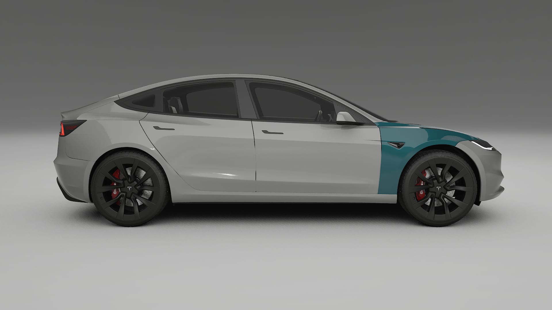 Pellicola Protettiva per Vernice Tesla Model 3 Highland | Kit Completo CrystalGuard PPF Trasparente Pretagliato