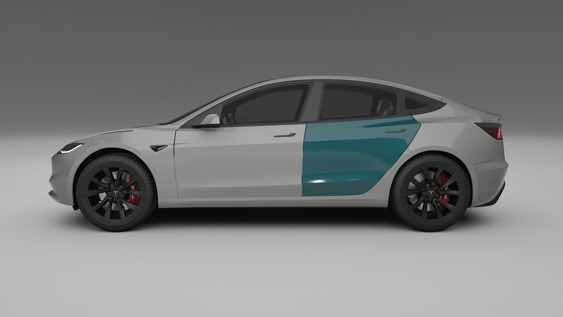 Pellicola Protettiva per Vernice Tesla Model 3 Highland | Kit Completo CrystalGuard PPF Trasparente Pretagliato