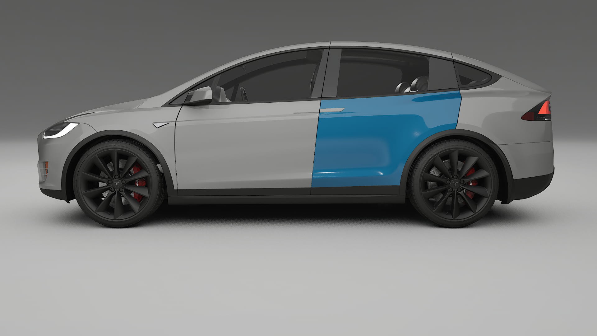 Pellicola Protettiva per Vernice Tesla Model X | Kit Completo CrystalGuard PPF Trasparente Pretagliato