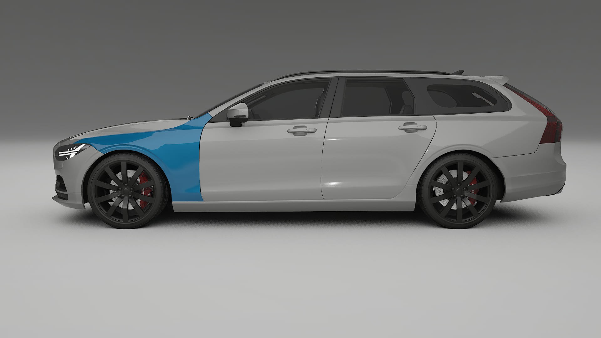 Pellicola Protettiva per Vernice Volvo V90 P5 | Kit Completo CrystalGuard PPF Trasparente Pretagliato