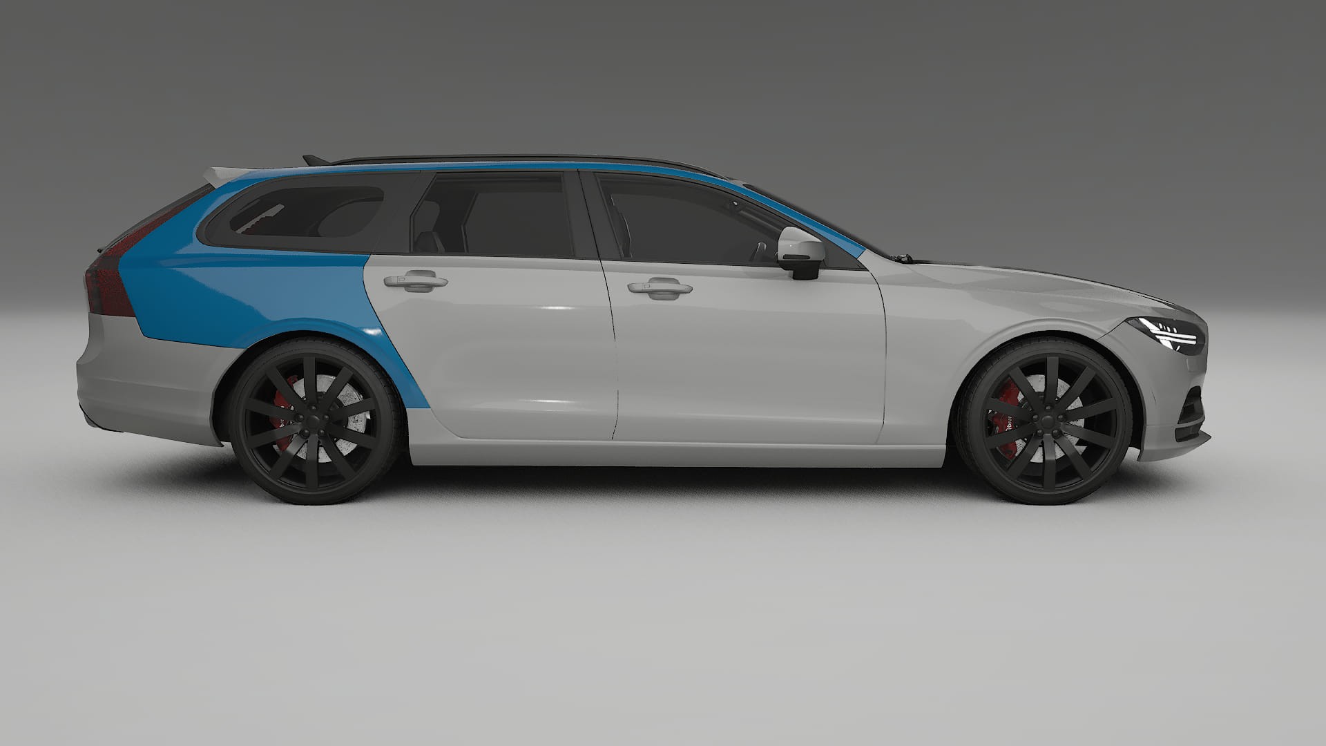 Pellicola Protettiva per Vernice Volvo V90 P5 | Kit Completo CrystalGuard PPF Trasparente Pretagliato