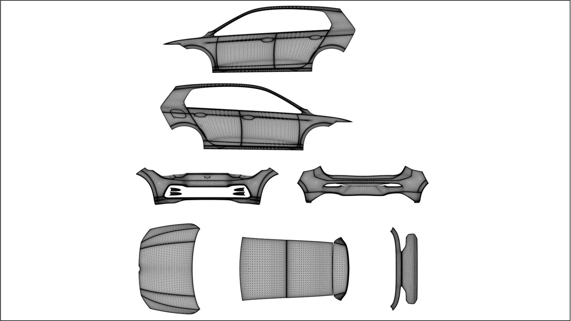 Pellicola Protettiva per Vernice VW Golf Mk8 | Kit Completo CrystalGuard PPF Trasparente Pretagliato