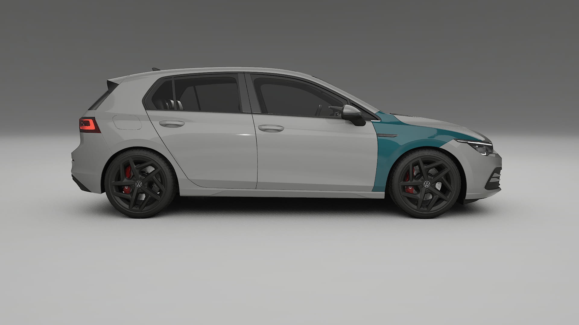 Pellicola Protettiva per Vernice VW Golf Mk8 | Kit Completo CrystalGuard PPF Trasparente Pretagliato