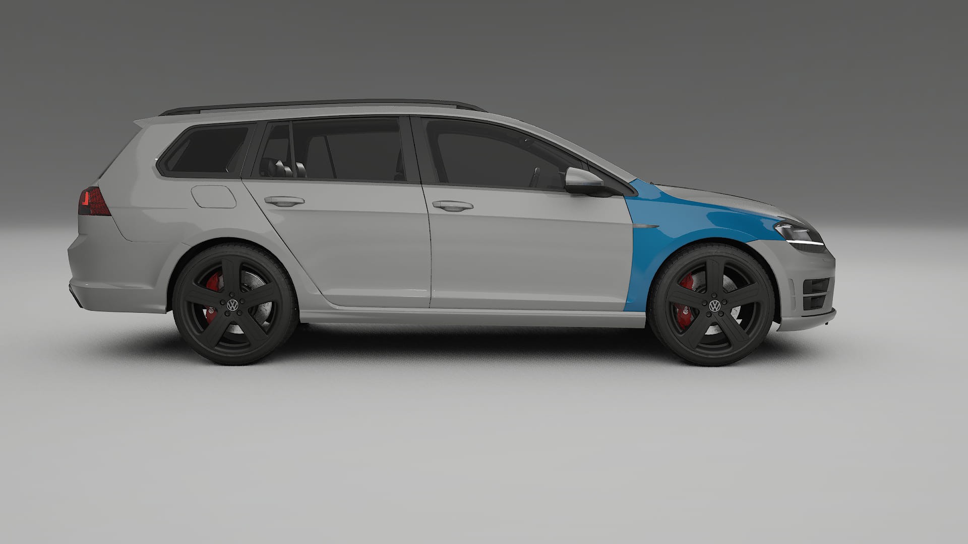 Pellicola Protettiva per Vernice VW Golf Variant Mk7 | Kit Completo CrystalGuard PPF Trasparente Pretagliato