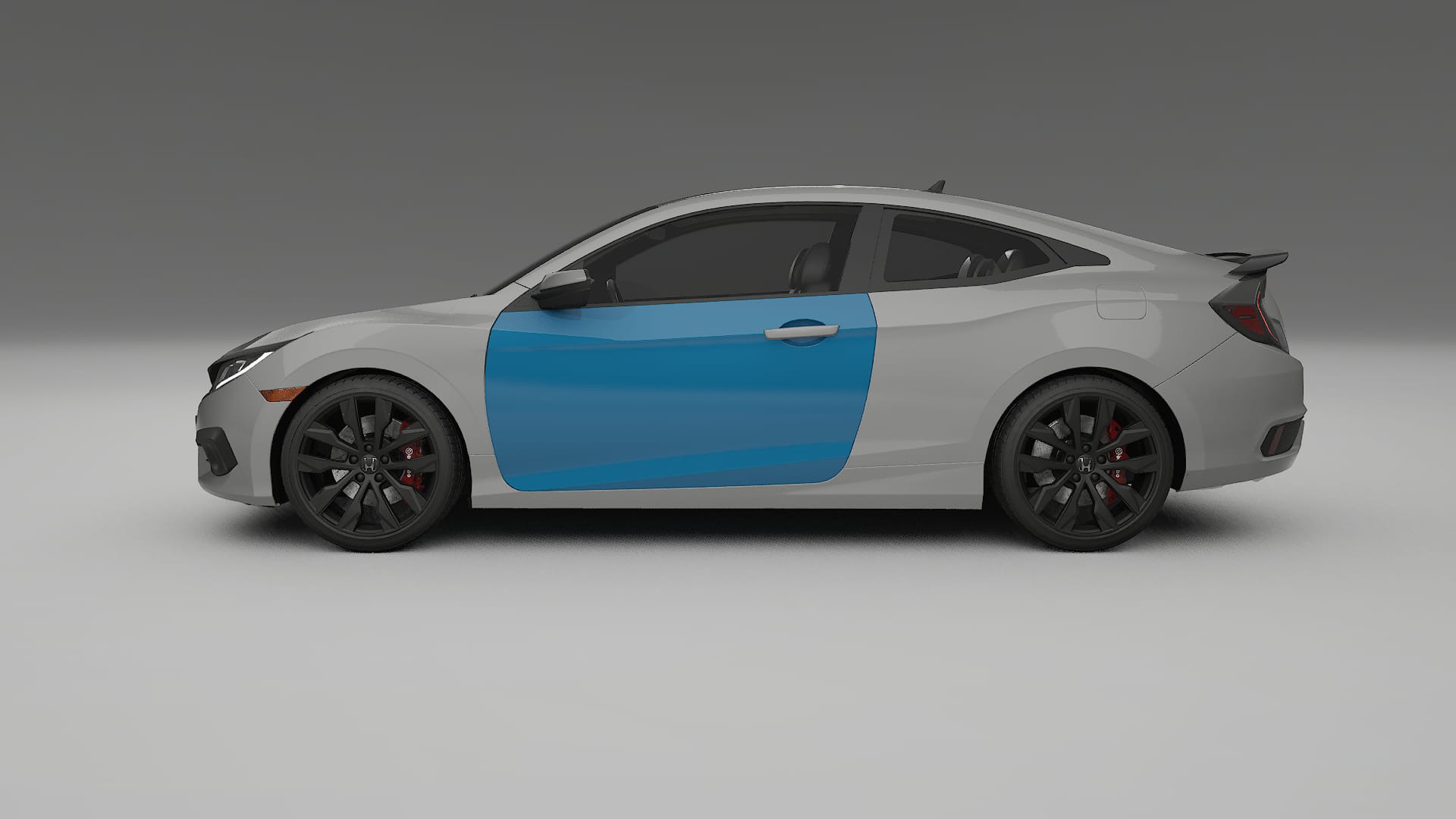 Pellicola Protettiva per Vernice Honda Civic coupe prefacelift | Kit Completo CrystalGuard PPF Trasparente Pretagliato