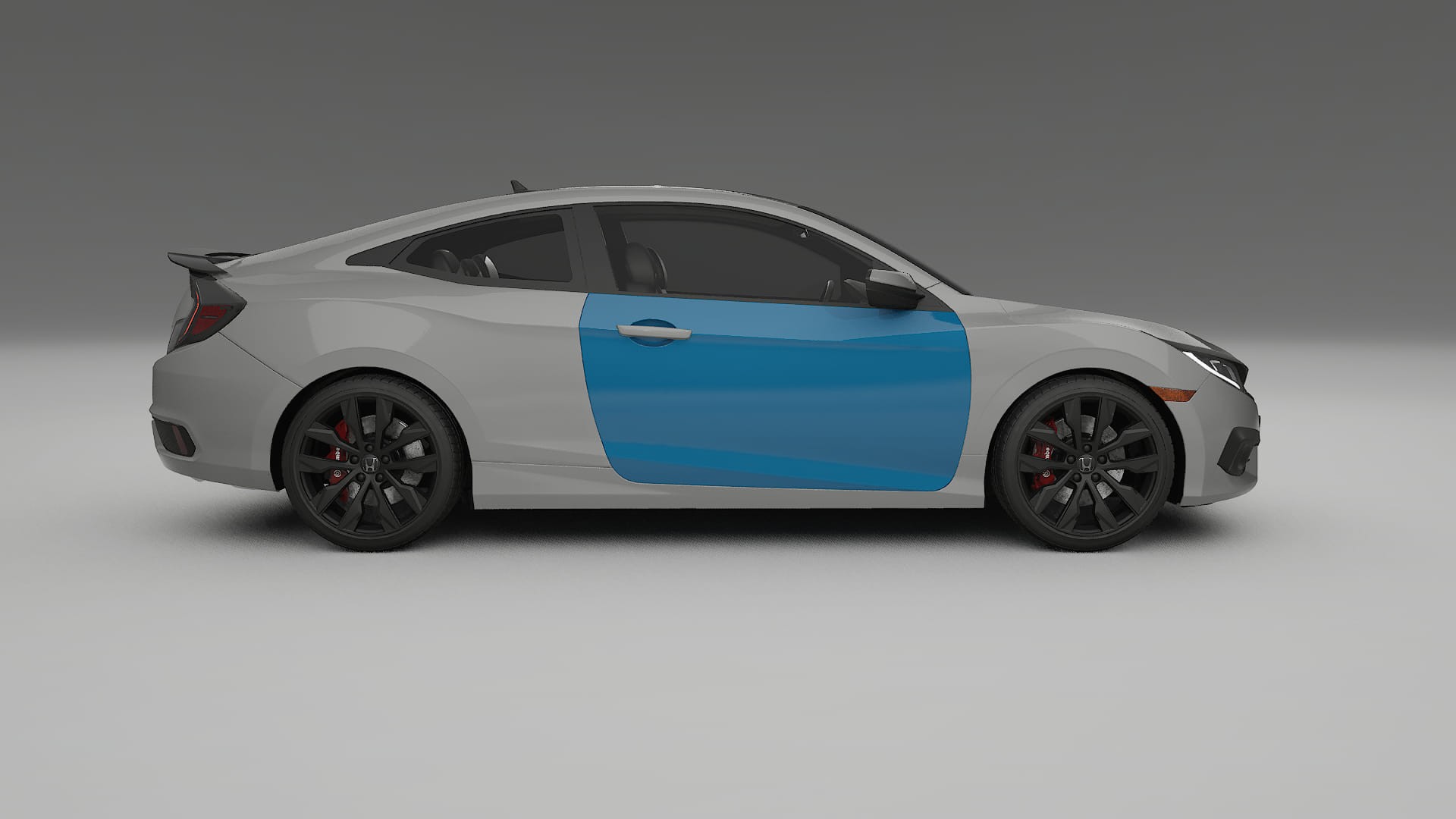 Pellicola Protettiva per Vernice Honda Civic coupe prefacelift | Kit Completo CrystalGuard PPF Trasparente Pretagliato