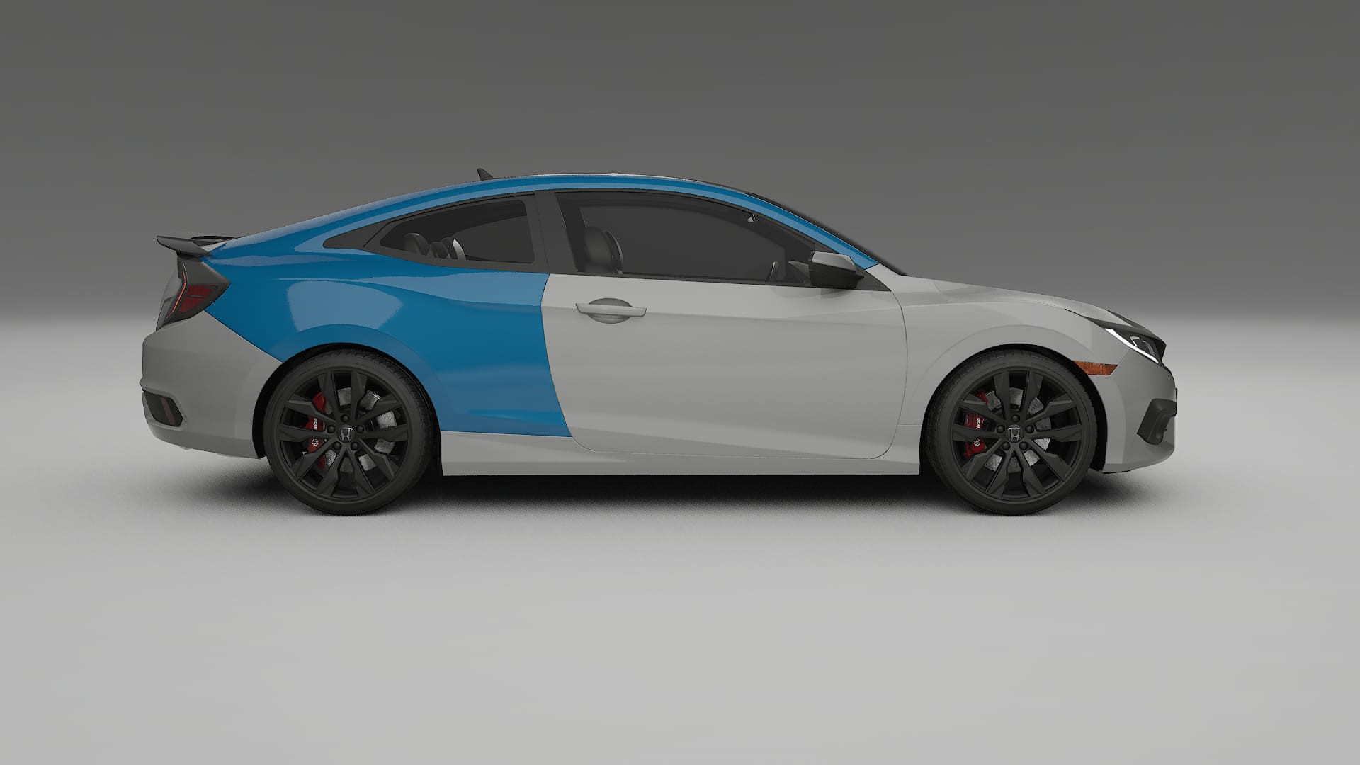 Pellicola Protettiva per Vernice Honda Civic coupe prefacelift | Kit Completo CrystalGuard PPF Trasparente Pretagliato