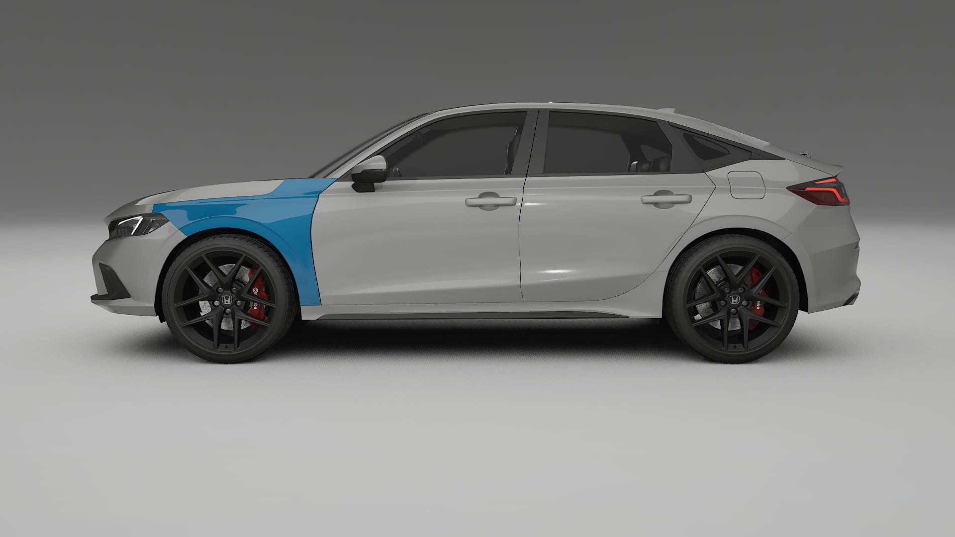 Pellicola Protettiva per Vernice Honda Civic berlina due volumi | Kit Completo CrystalGuard PPF Trasparente Pretagliato