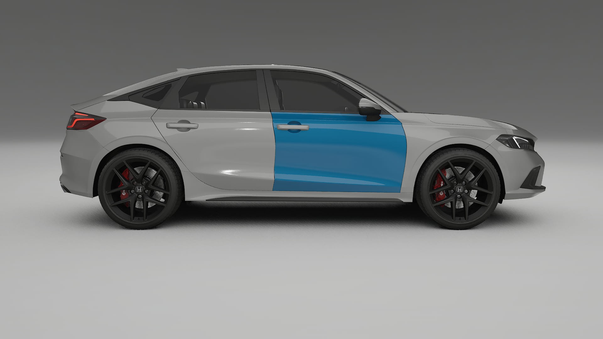 Pellicola Protettiva per Vernice Honda Civic berlina due volumi | Kit Completo CrystalGuard PPF Trasparente Pretagliato