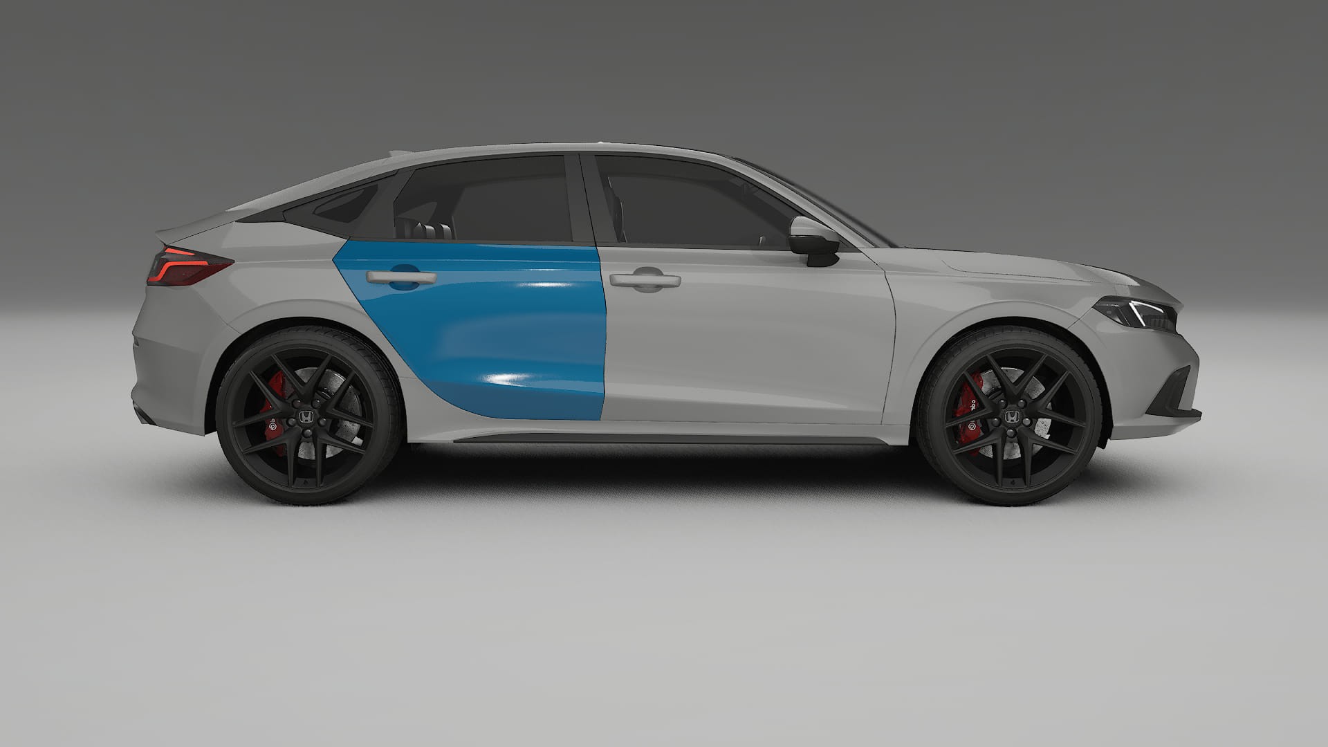 Pellicola Protettiva per Vernice Honda Civic berlina due volumi | Kit Completo CrystalGuard PPF Trasparente Pretagliato