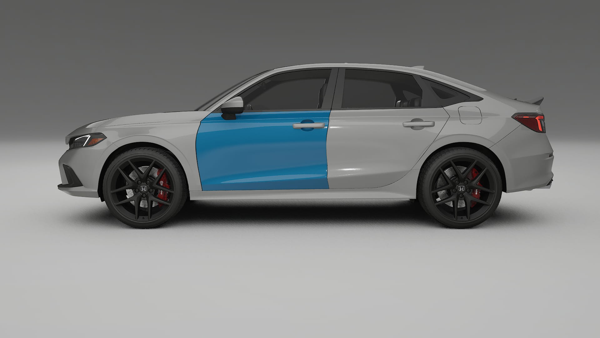 Pellicola Protettiva per Vernice Honda Civic Si | Kit Completo CrystalGuard PPF Trasparente Pretagliato