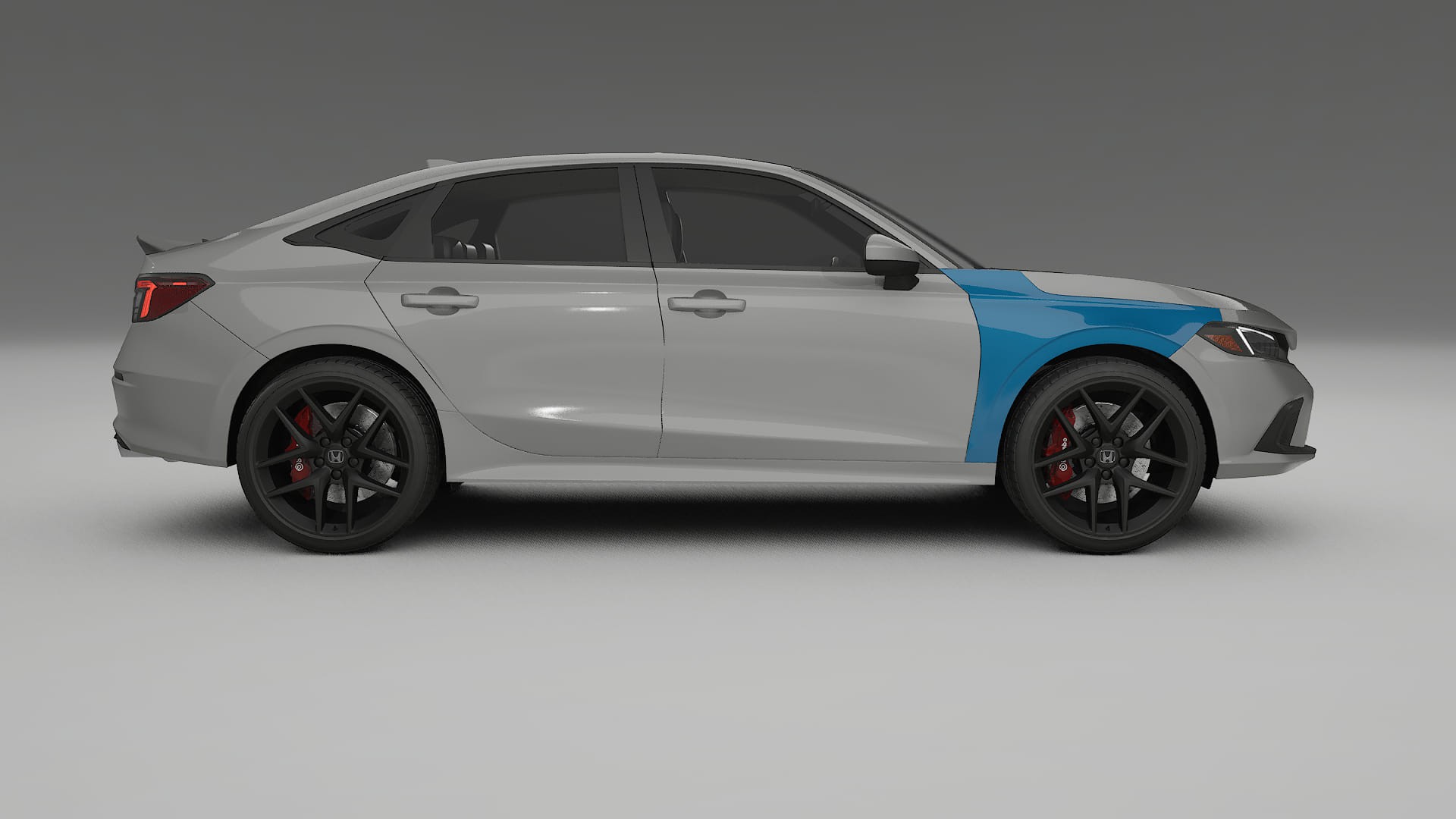 Pellicola Protettiva per Vernice Honda Civic Si | Kit Completo CrystalGuard PPF Trasparente Pretagliato