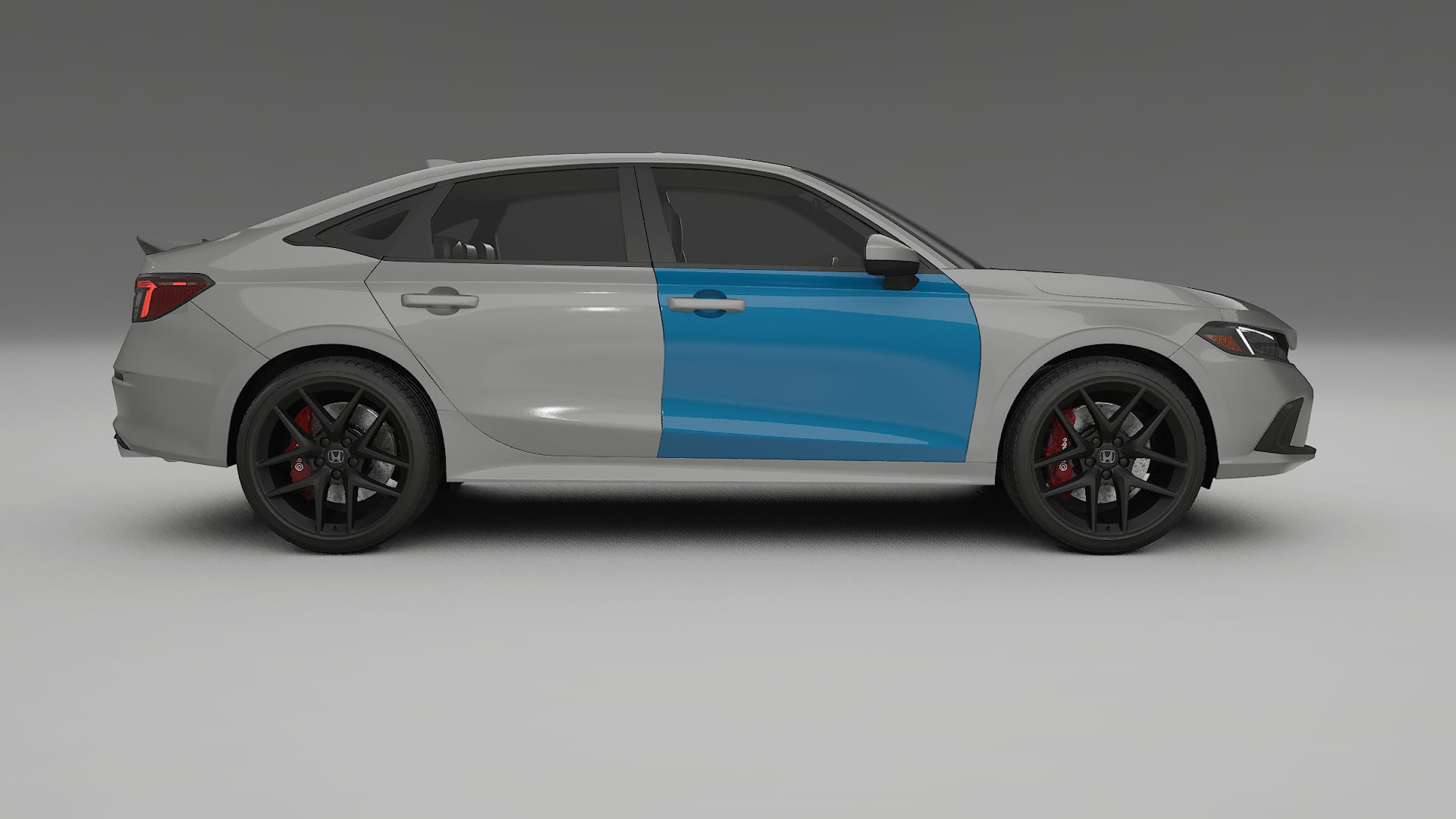 Pellicola Protettiva per Vernice Honda Civic Si | Kit Completo CrystalGuard PPF Trasparente Pretagliato