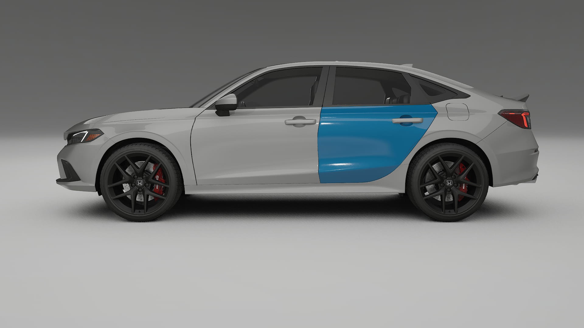 Pellicola Protettiva per Vernice Honda Civic Si | Kit Completo CrystalGuard PPF Trasparente Pretagliato