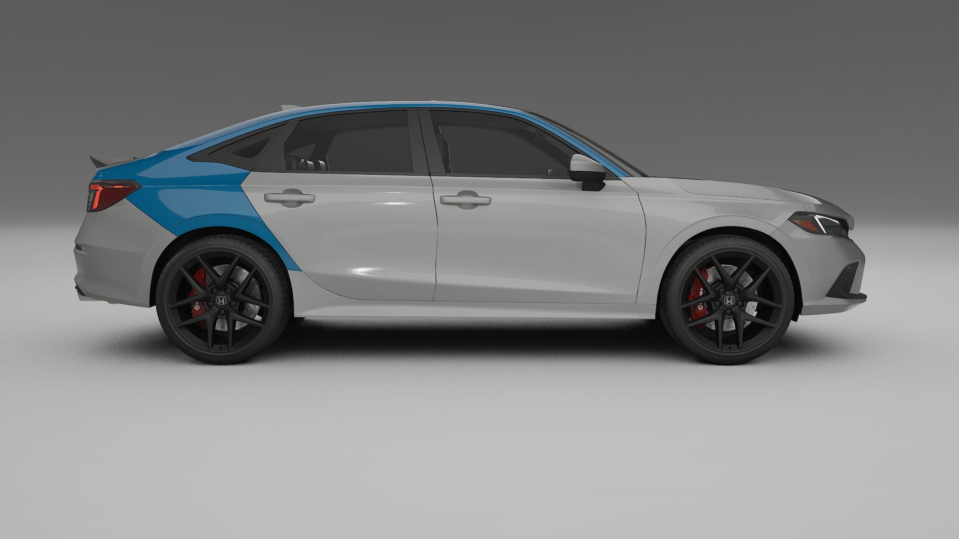 Pellicola Protettiva per Vernice Honda Civic Si | Kit Completo CrystalGuard PPF Trasparente Pretagliato