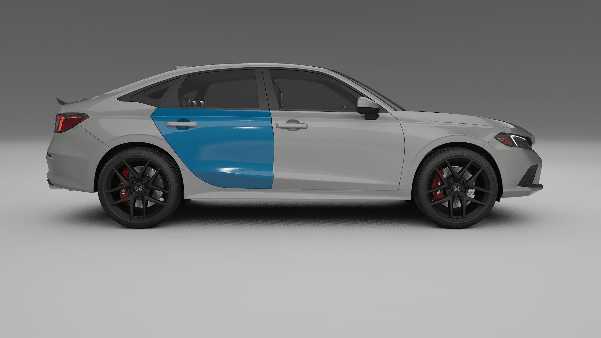 Pellicola Protettiva per Vernice Honda Civic Si | Kit Completo CrystalGuard PPF Trasparente Pretagliato