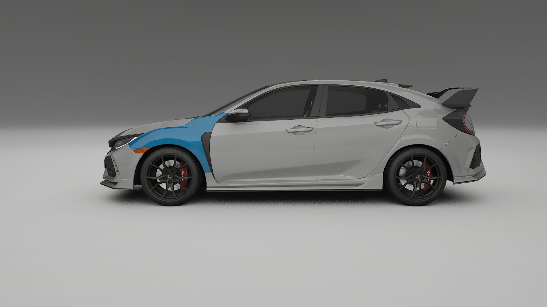 Pellicola Protettiva per Vernice Honda Civic Type-R | Kit Completo CrystalGuard PPF Trasparente Pretagliato