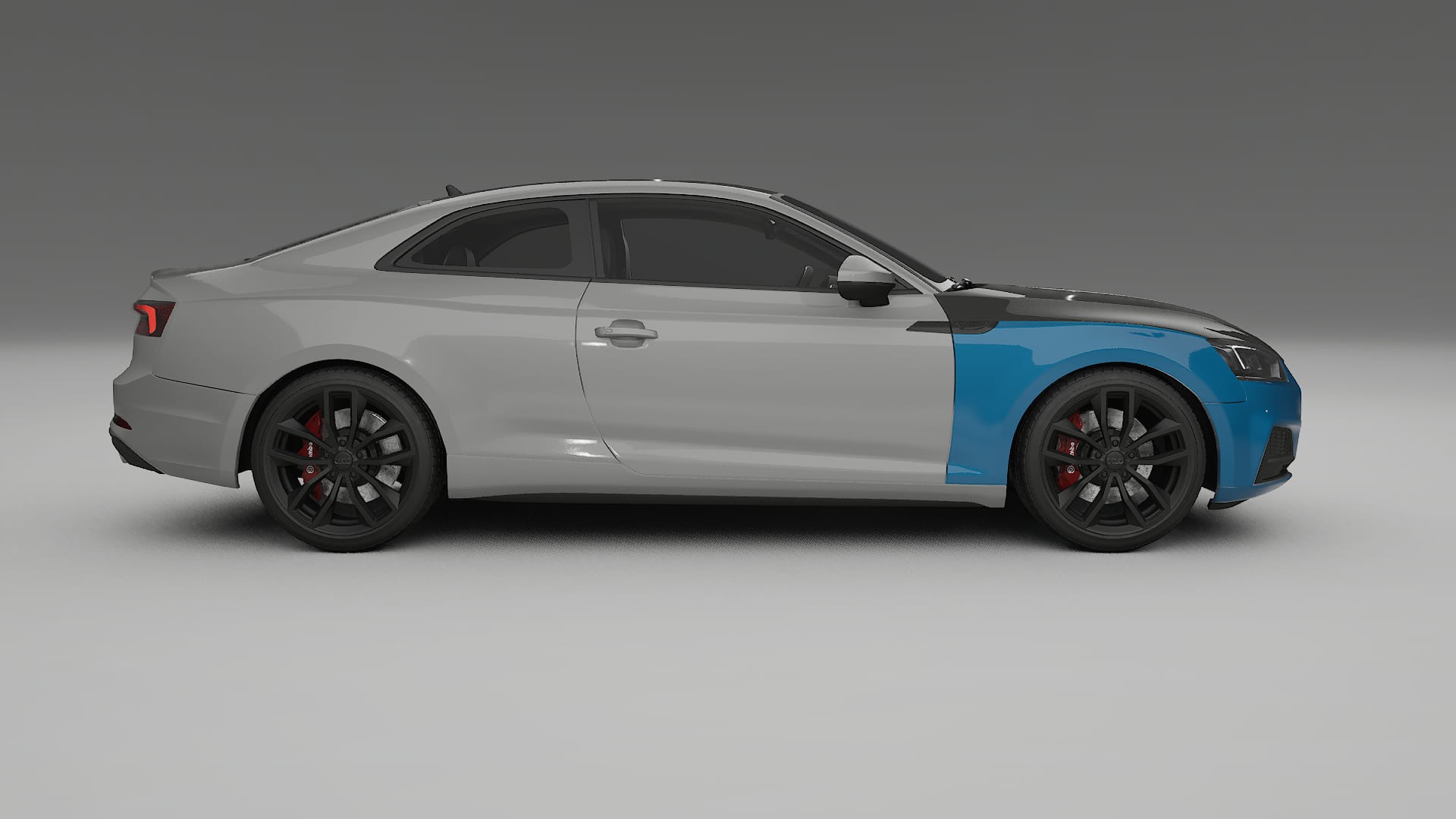 Pellicola Protettiva per Vernice Audi S5 B9 prefacelift | Kit Anteriore CrystalGuard con Cofano Carbon Look