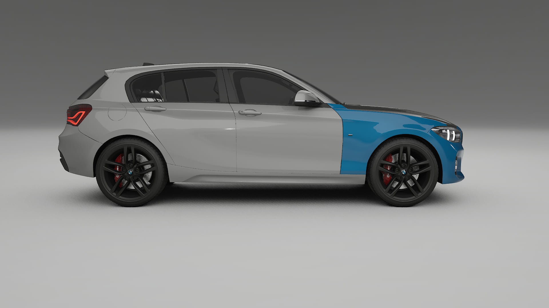 Pellicola Protettiva per Vernice BMW 1 F20 facelift | Kit Anteriore CrystalGuard con Cofano Carbon Look