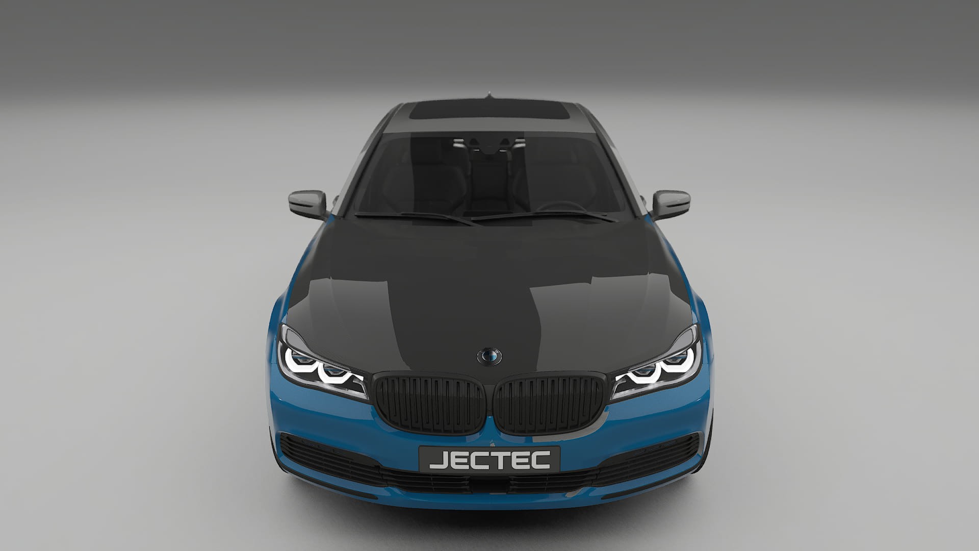 Pellicola Protettiva per Vernice BMW 7 G11 G12 facelift | Kit Anteriore CrystalGuard con Cofano Carbon Look