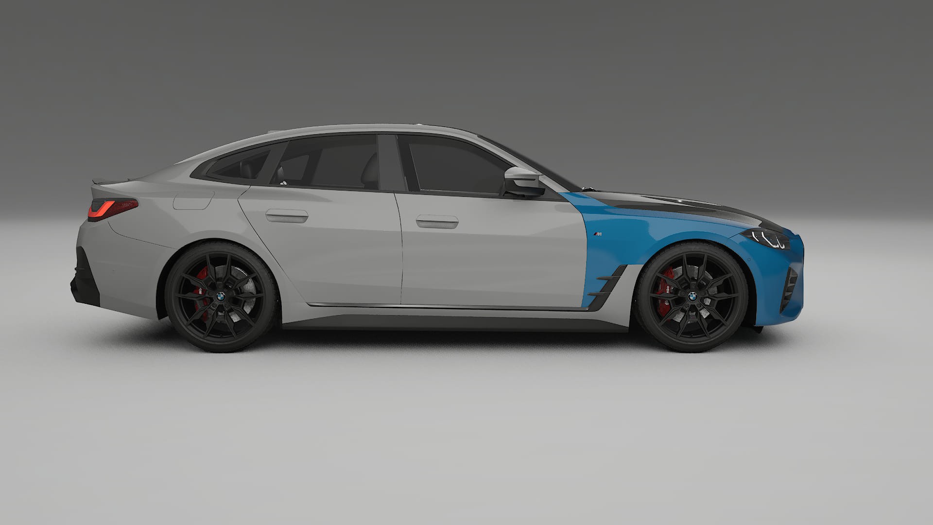 Pellicola Protettiva per Vernice BMW I4 G26 M-Package | Kit Anteriore CrystalGuard con Cofano Carbon Look