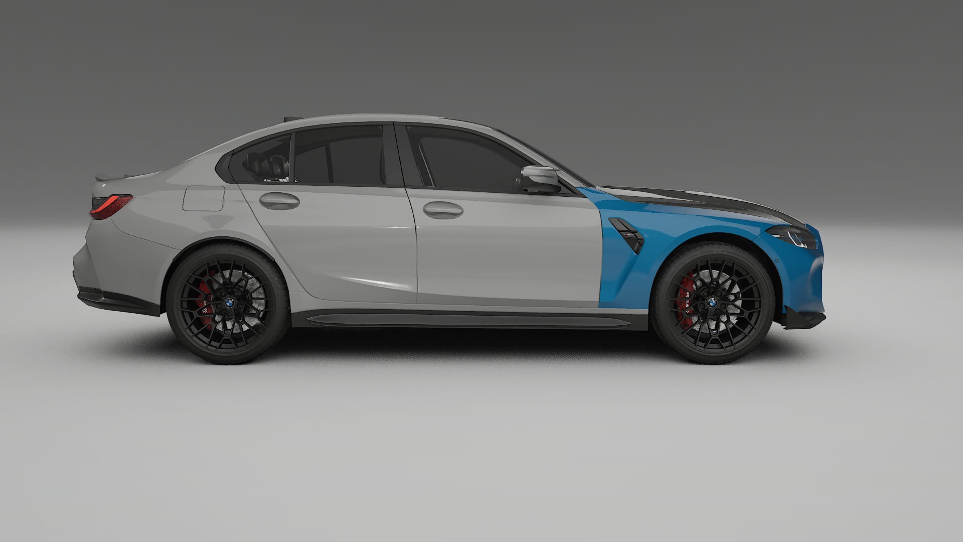 Pellicola Protettiva per Vernice BMW M3 G80 Competition CS | Kit Anteriore CrystalGuard con Cofano Carbon Look 2