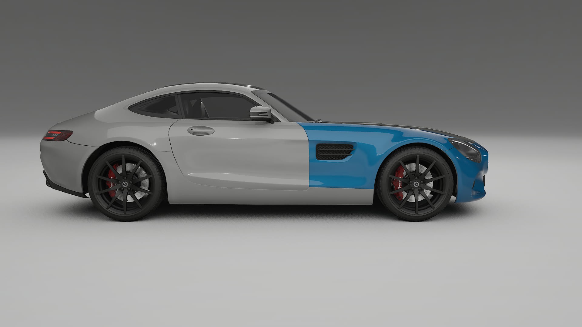 Pellicola Protettiva per Vernice Mercedes AMG GT C190 coupe | Kit Anteriore CrystalGuard con Cofano Carbon Look