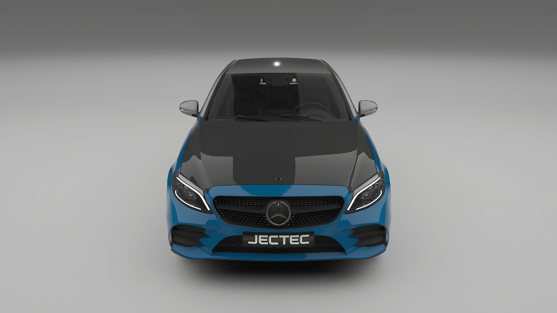 Pellicola Protettiva per Vernice Mercedes C-class W205 AMG berlina | Kit Anteriore CrystalGuard con Cofano Carbon Look