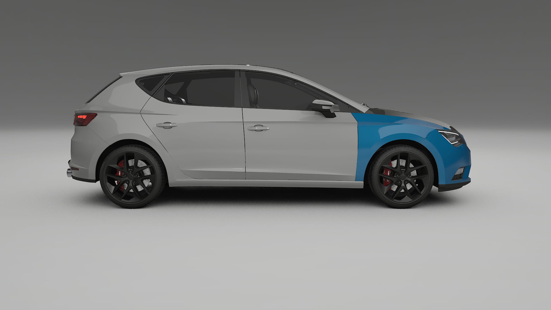 Pellicola Protettiva per Vernice Seat Leon FR 5F | Kit Anteriore CrystalGuard con Cofano Carbon Look