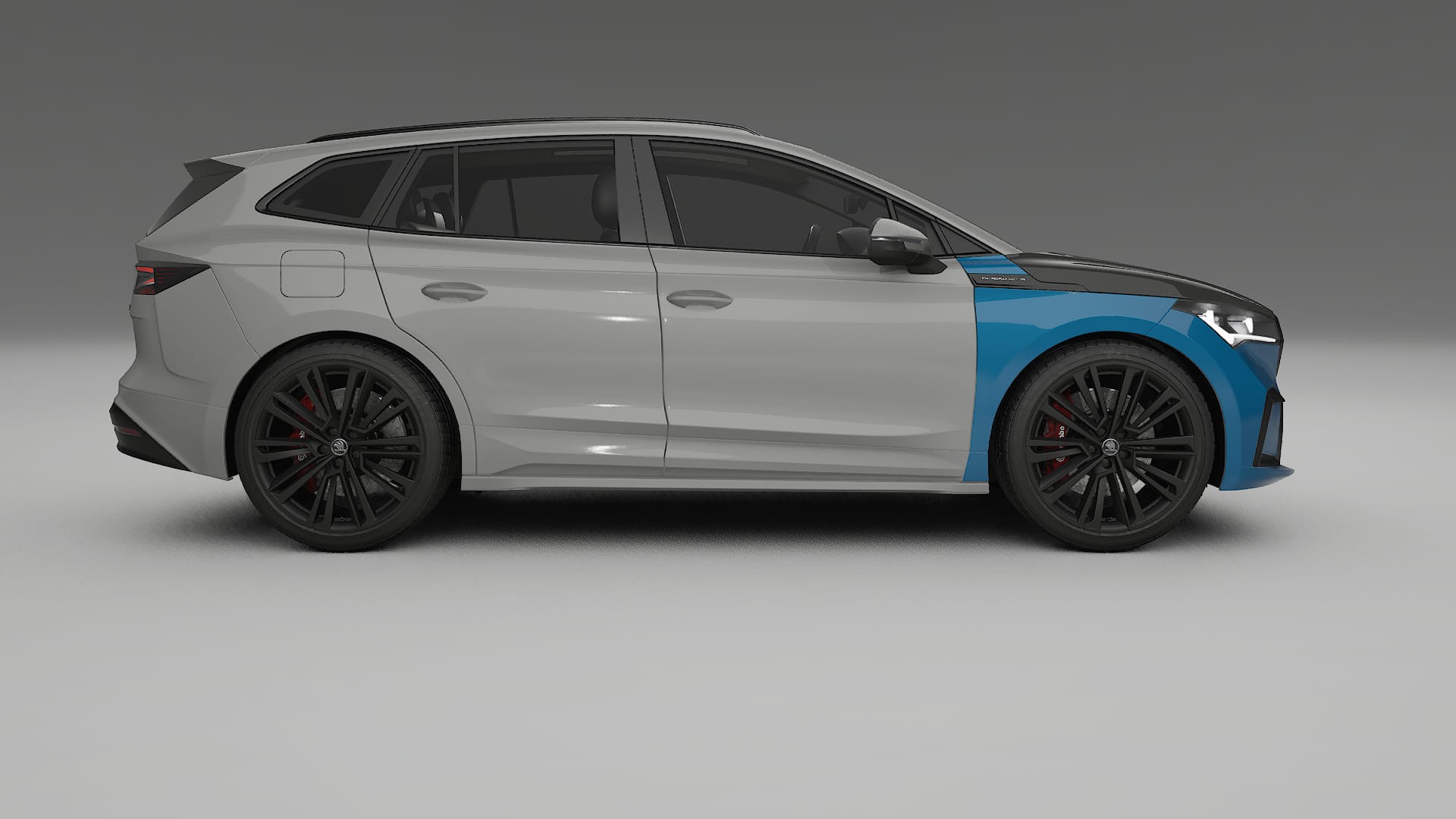 Pellicola Protettiva per Vernice Škoda Enyaq MEB | Kit Anteriore CrystalGuard con Cofano Carbon Look