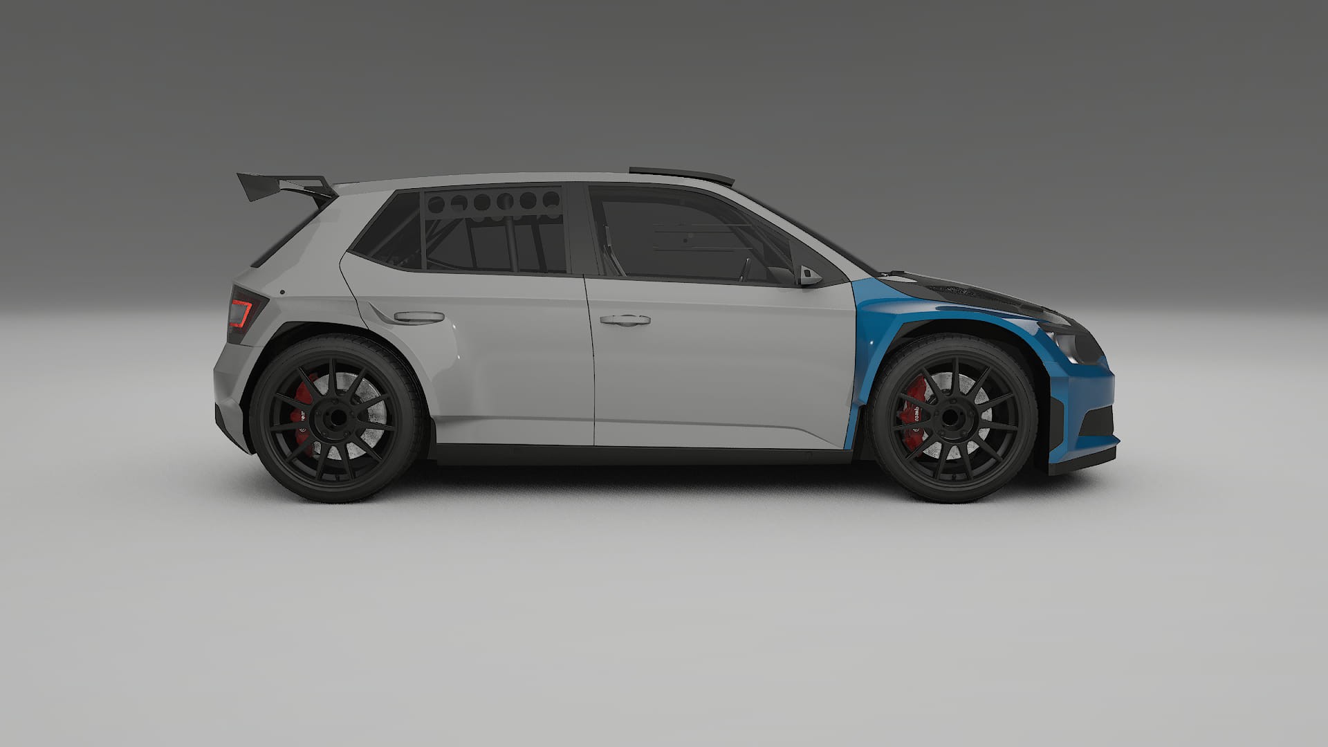 Pellicola Protettiva per Vernice Škoda Fabia R5 6V | Kit Anteriore CrystalGuard con Cofano Carbon Look