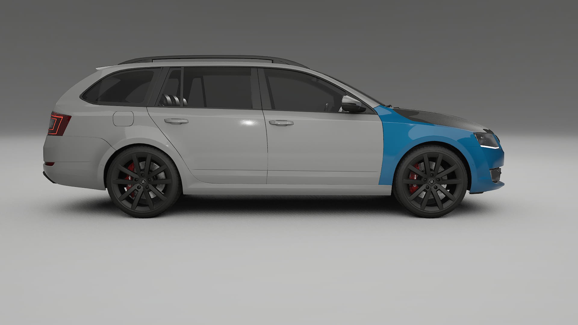 Pellicola Protettiva per Vernice Škoda Octavia station wagon 5E | Kit Anteriore CrystalGuard con Cofano Carbon Look