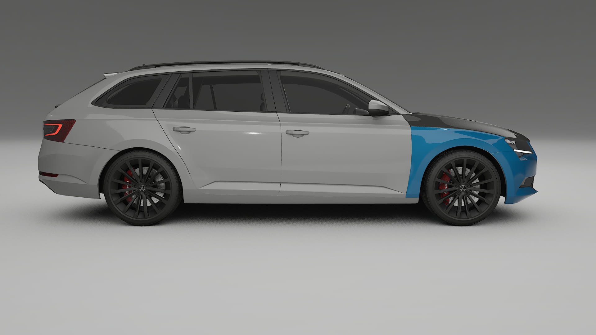 Pellicola Protettiva per Vernice Škoda Superb B8 | Kit Anteriore CrystalGuard con Cofano Carbon Look