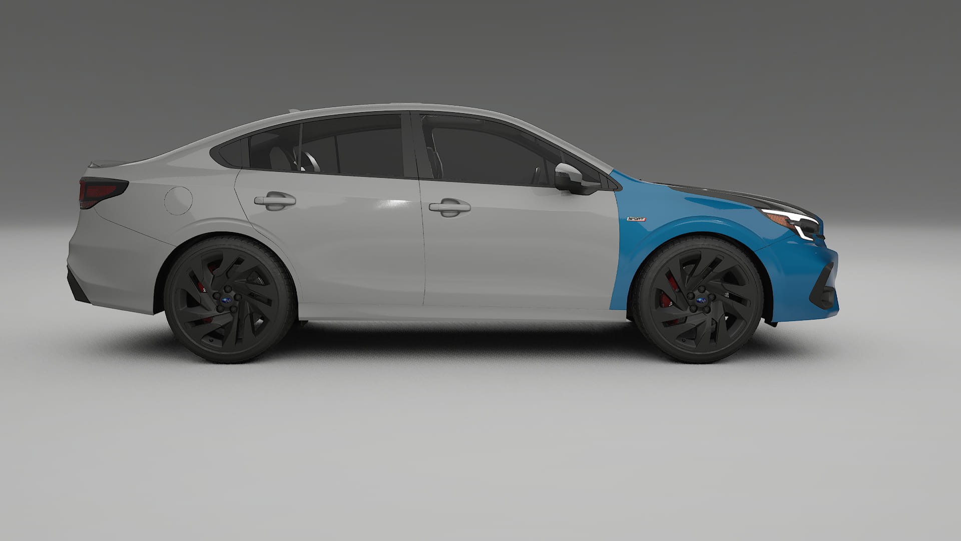 Pellicola Protettiva per Vernice Subaru Legacy BW | Kit Anteriore CrystalGuard con Cofano Carbon Look