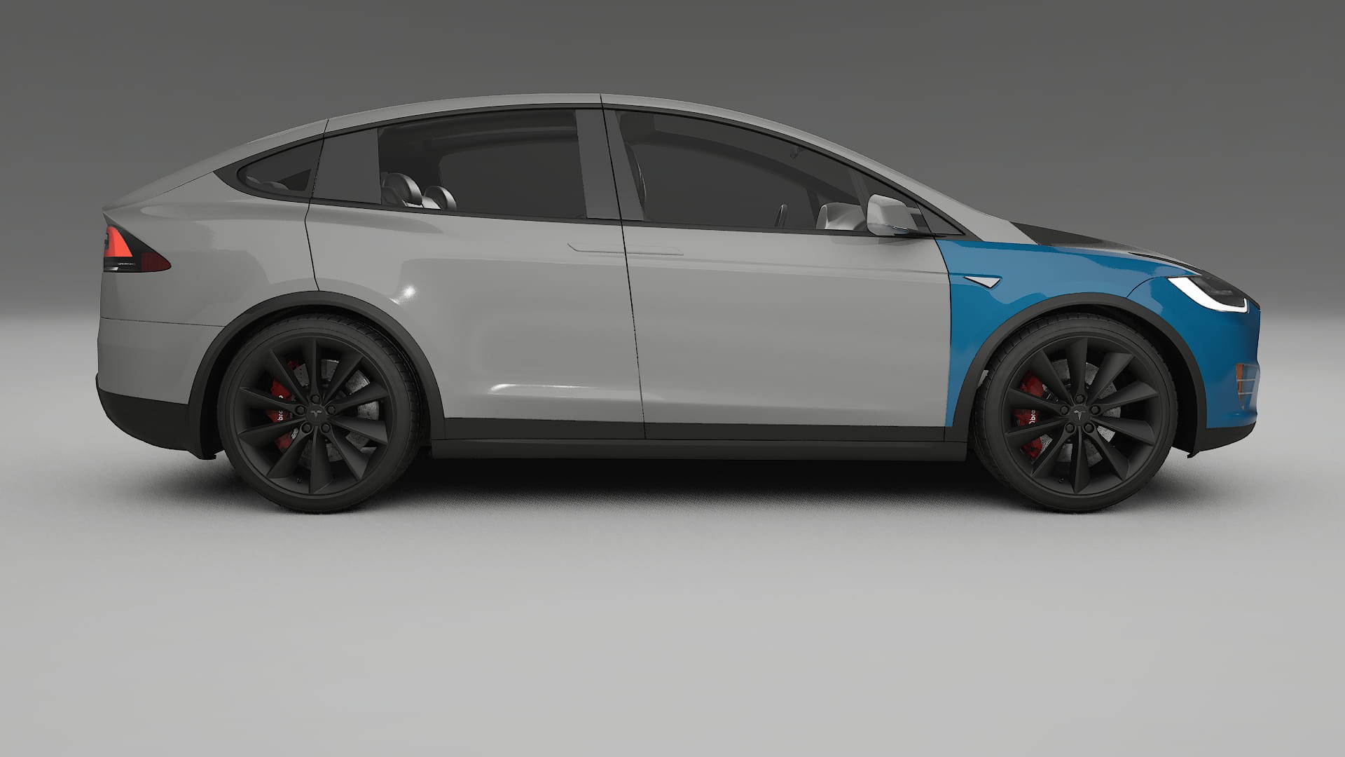 Pellicola Protettiva per Vernice Tesla Model X | Kit Anteriore CrystalGuard con Cofano Carbon Look
