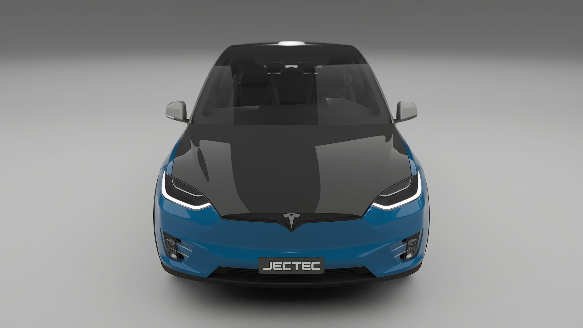 Pellicola Protettiva per Vernice Tesla Model X | Kit Anteriore CrystalGuard con Cofano Carbon Look