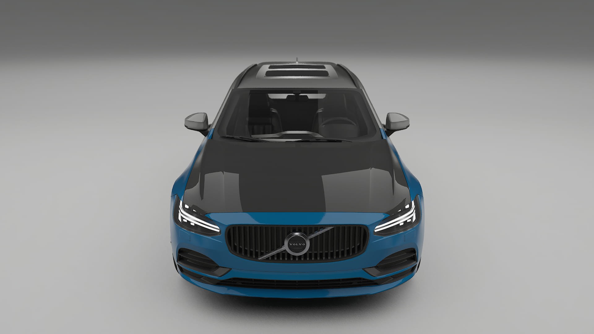 Pellicola Protettiva per Vernice Volvo V90 P5 | Kit Anteriore CrystalGuard con Cofano Carbon Look