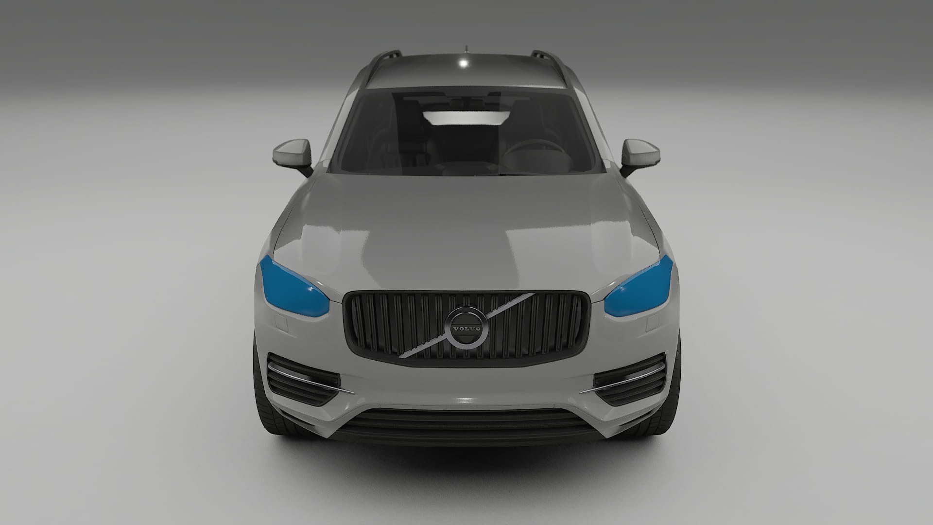 Pellicola Protettiva per Vernice Volvo XC90 SPA | Kit Anteriore CrystalGuard con Cofano Carbon Look