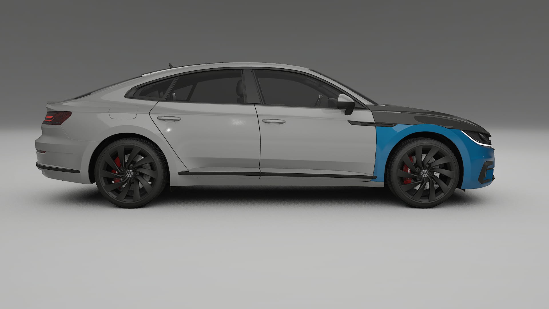 Pellicola Protettiva per Vernice VW Arteon R 3H prefacelift | Kit Anteriore CrystalGuard con Cofano Carbon Look