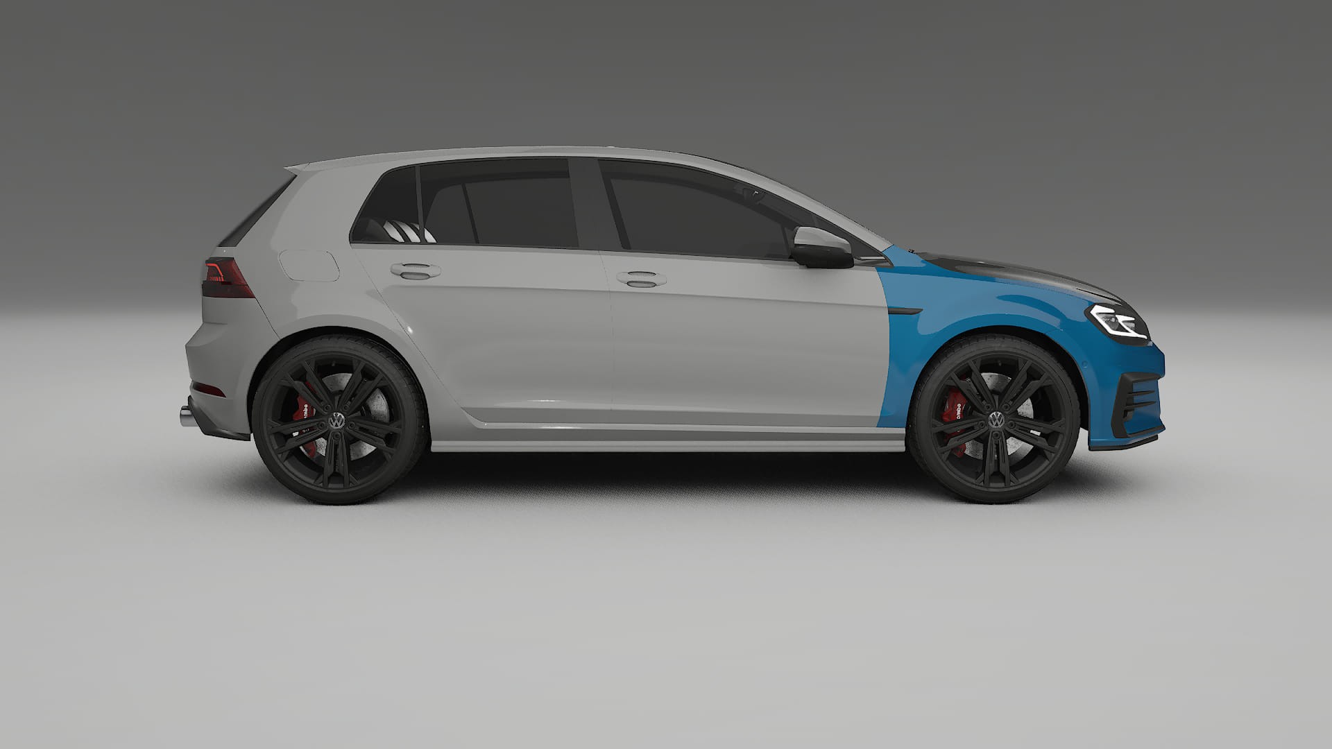 Pellicola Protettiva per Vernice VW Golf Mk7 | Kit Anteriore CrystalGuard con Cofano Carbon Look