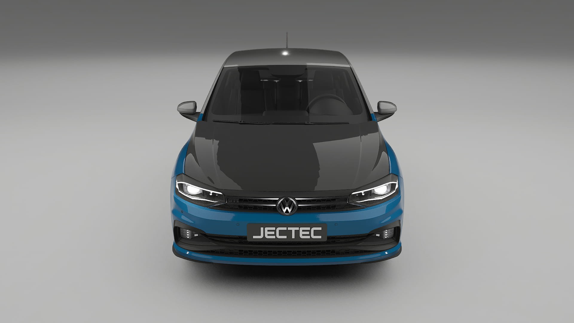 Pellicola Protettiva per Vernice VW Polo GTI VI | Kit Anteriore CrystalGuard con Cofano Carbon Look