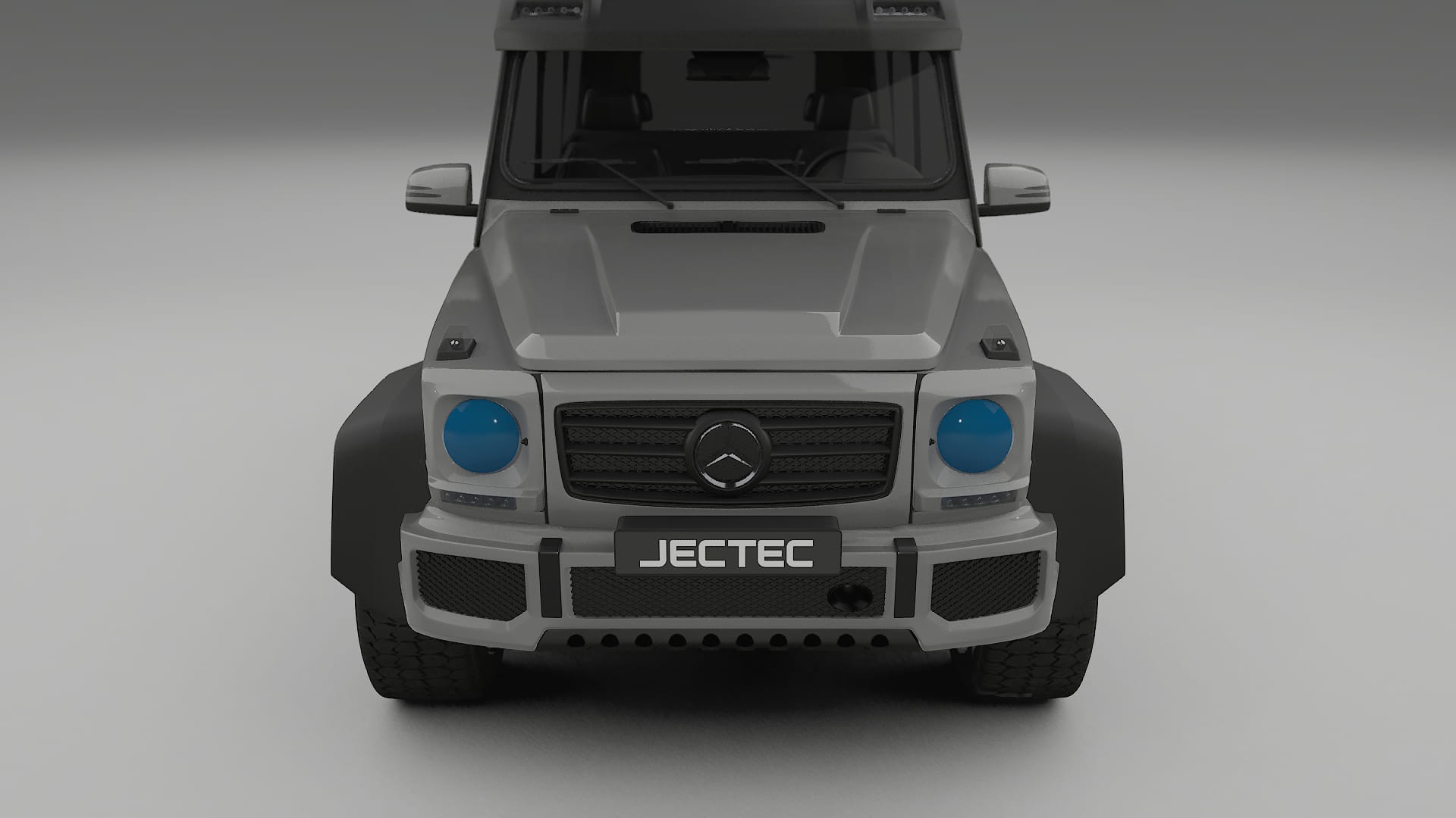 Pellicola Protettiva per Vernice Mercedes G-class 4x4 W463 | CrystalGuard TPU Trasparente PPF Kit di Protezione Frontale