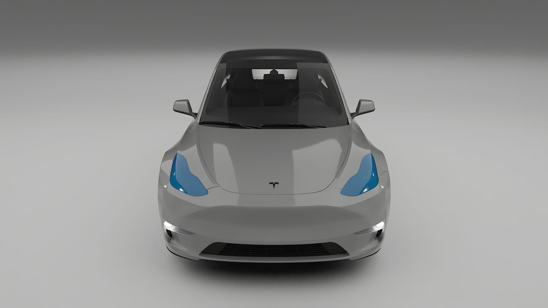 Pellicola Protettiva per Vernice Tesla Model-Y | CrystalGuard TPU Trasparente PPF Kit di Protezione Frontale