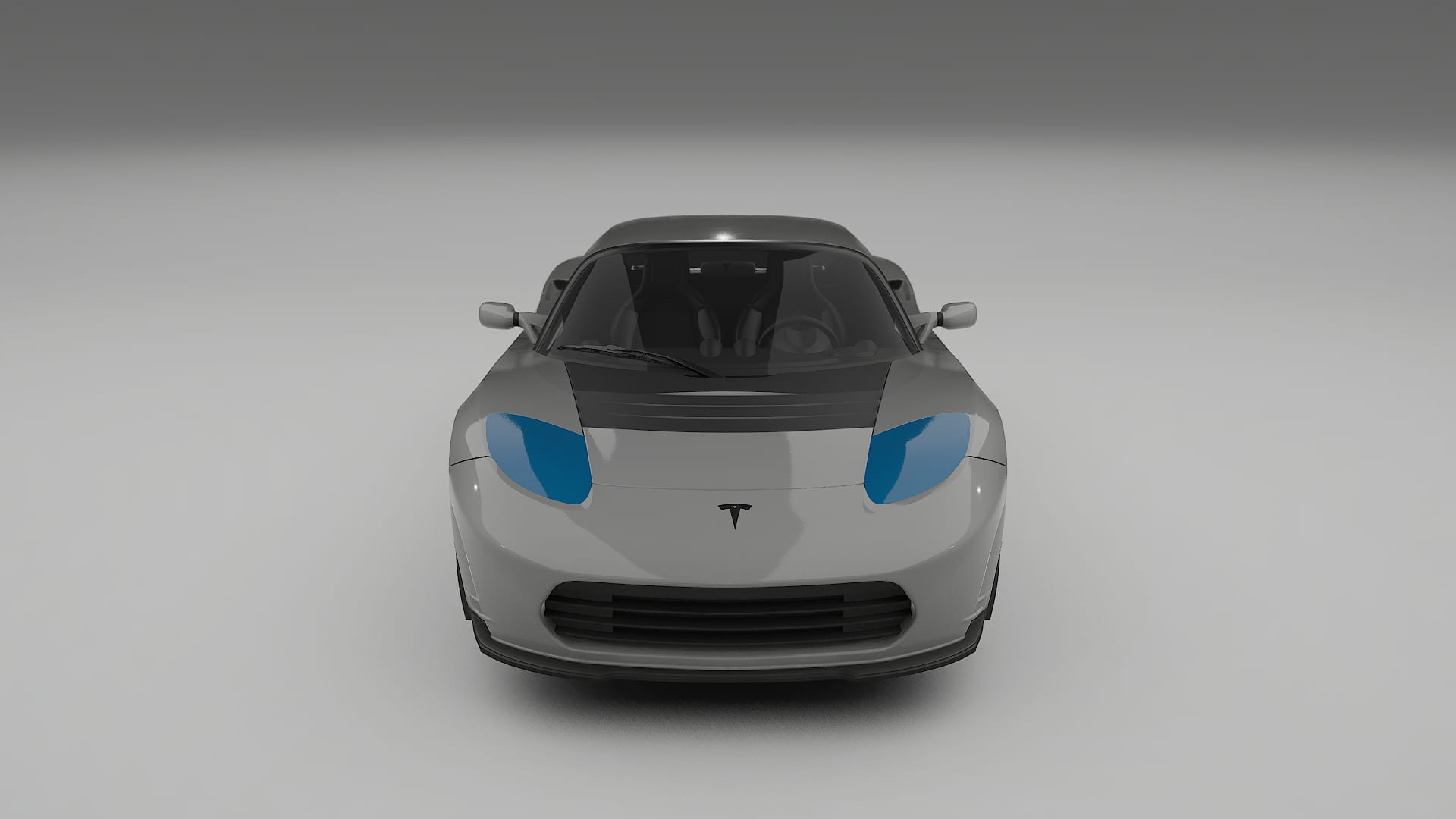 Pellicola Protettiva per Vernice Tesla Roadster 2.5 | CrystalGuard TPU Trasparente PPF Kit di Protezione Frontale