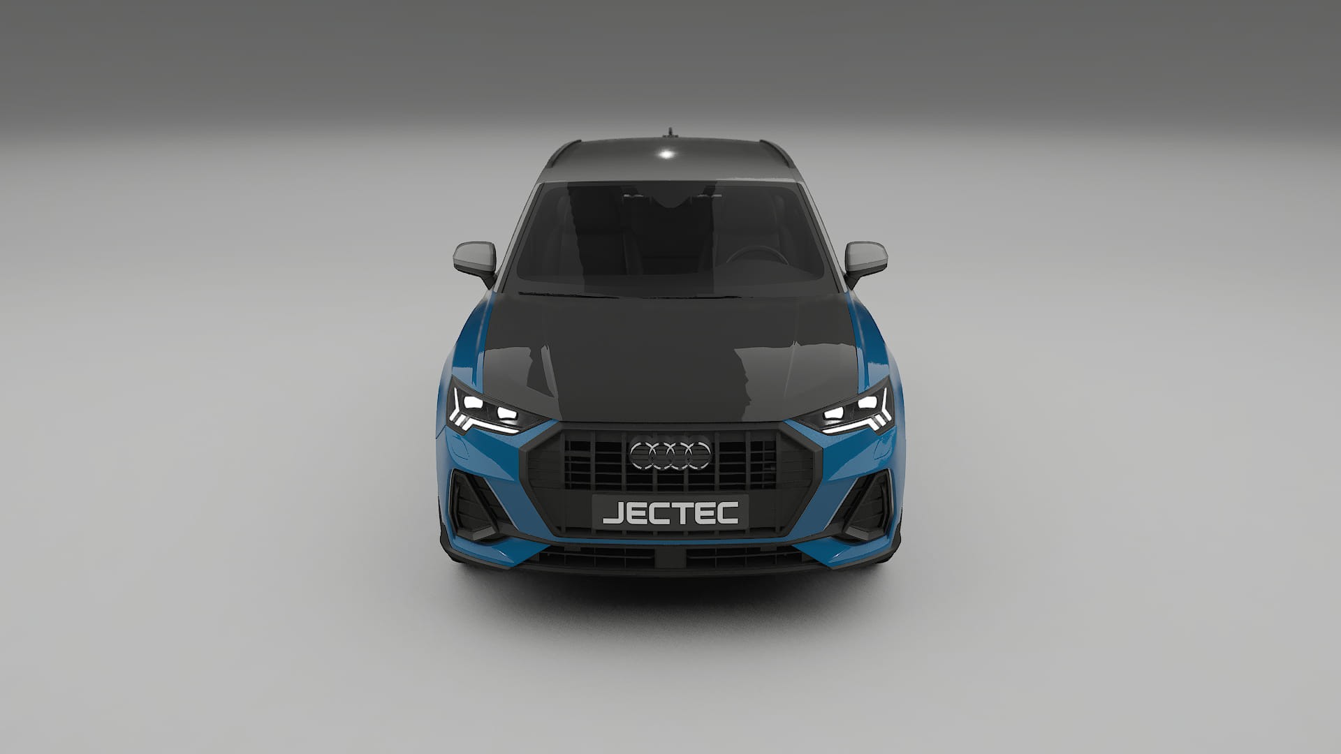 Pellicola Protettiva per Vernice Audi Q3 S-Line F3 | Kit Anteriore CrystalGuard con Cofano Carbon Look