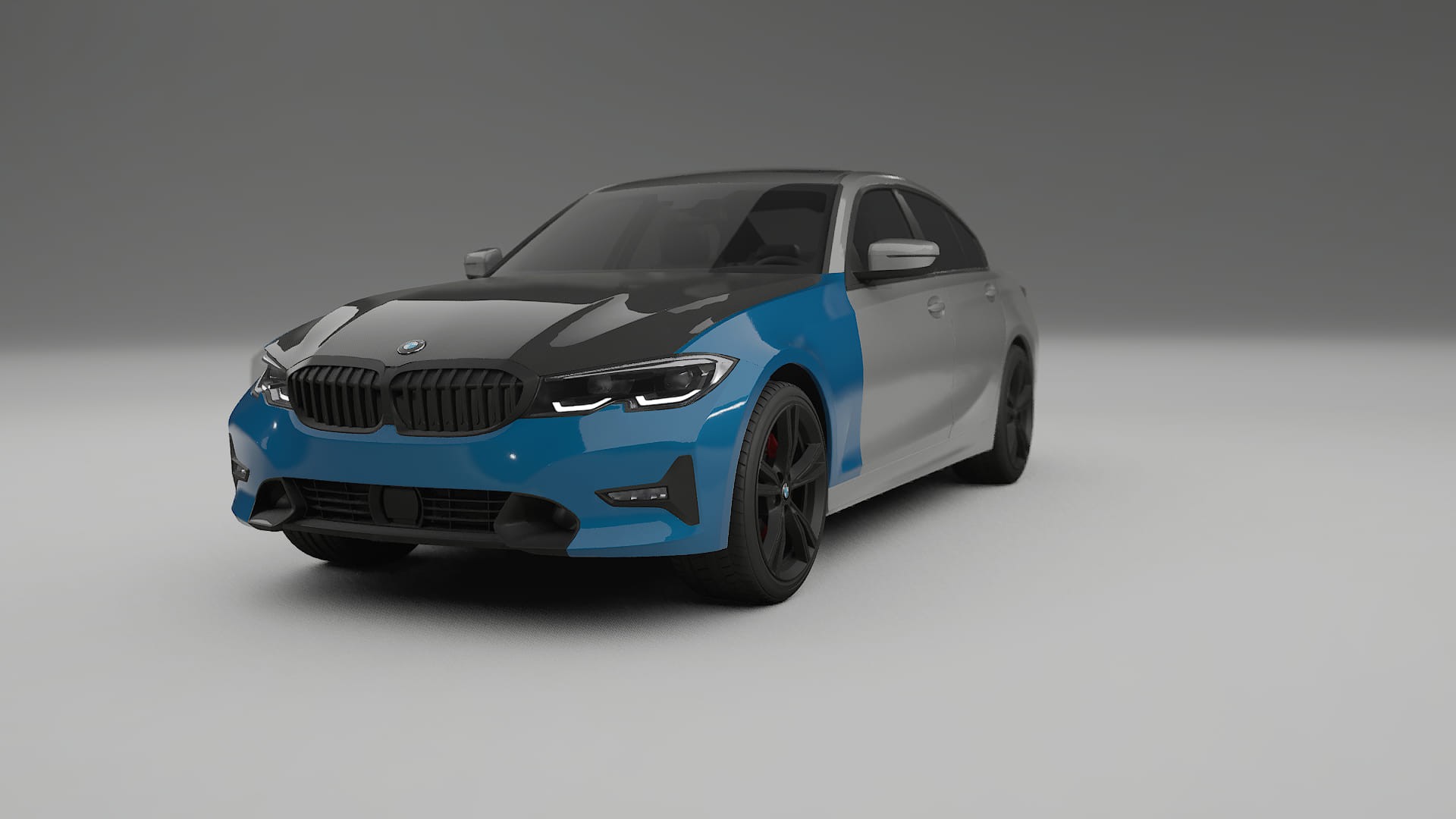 Pellicola Protettiva per Vernice BMW 3 G20 prefacelift | Kit Anteriore CrystalGuard con Cofano Carbon Look