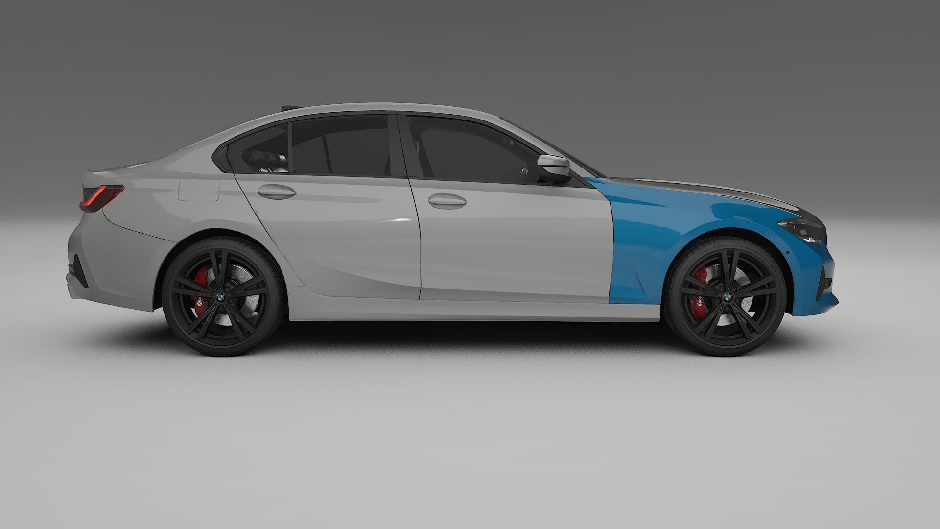 Pellicola Protettiva per Vernice BMW 3 G20 prefacelift | Kit Anteriore CrystalGuard con Cofano Carbon Look 2